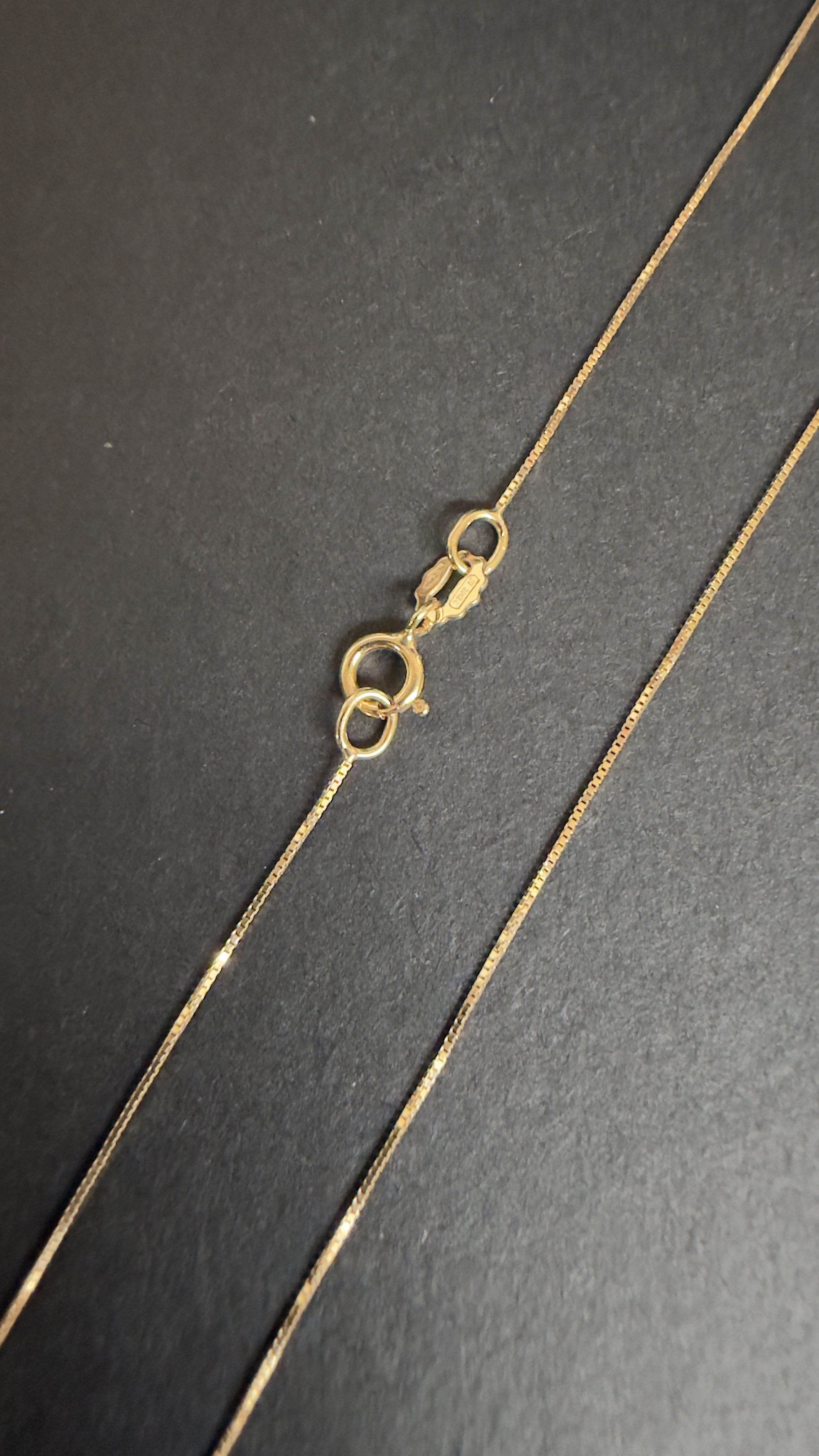 CADENA TEJIDO VENECIANA / 50CM / 0.93GR / ORO AMARILLO 18K - miniatura 2
