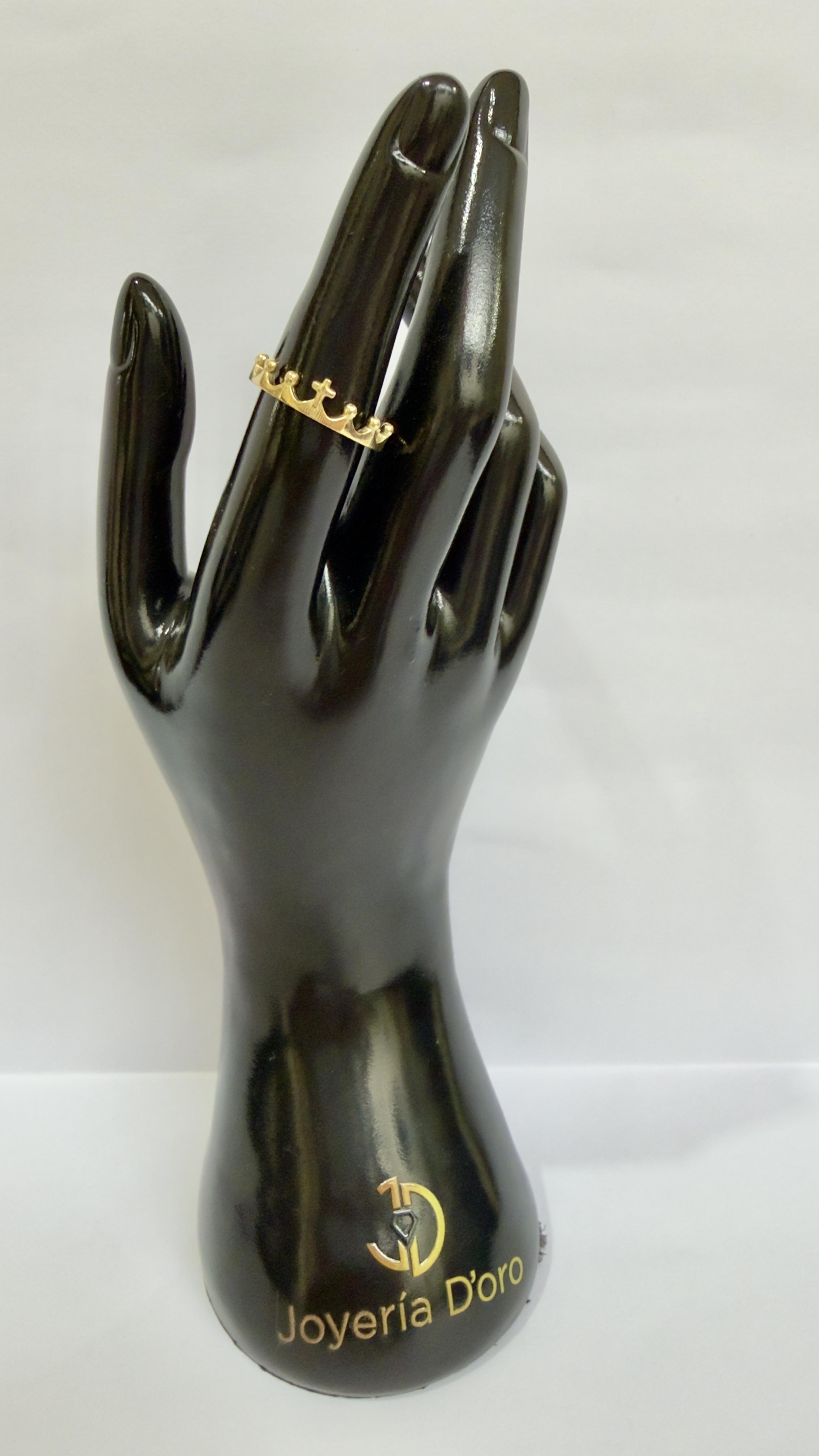 ANILLO CORONA / T. 8 / 3.13GR / ORO AMARILLO 18K - miniatura 3