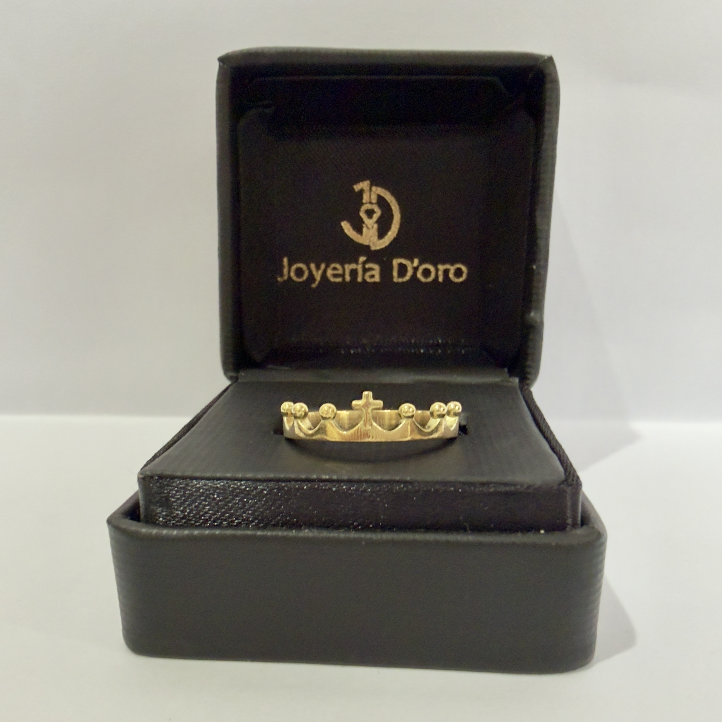 ANILLO CORONA / T. 8 / 3.13GR / ORO AMARILLO 18K - imagen 1