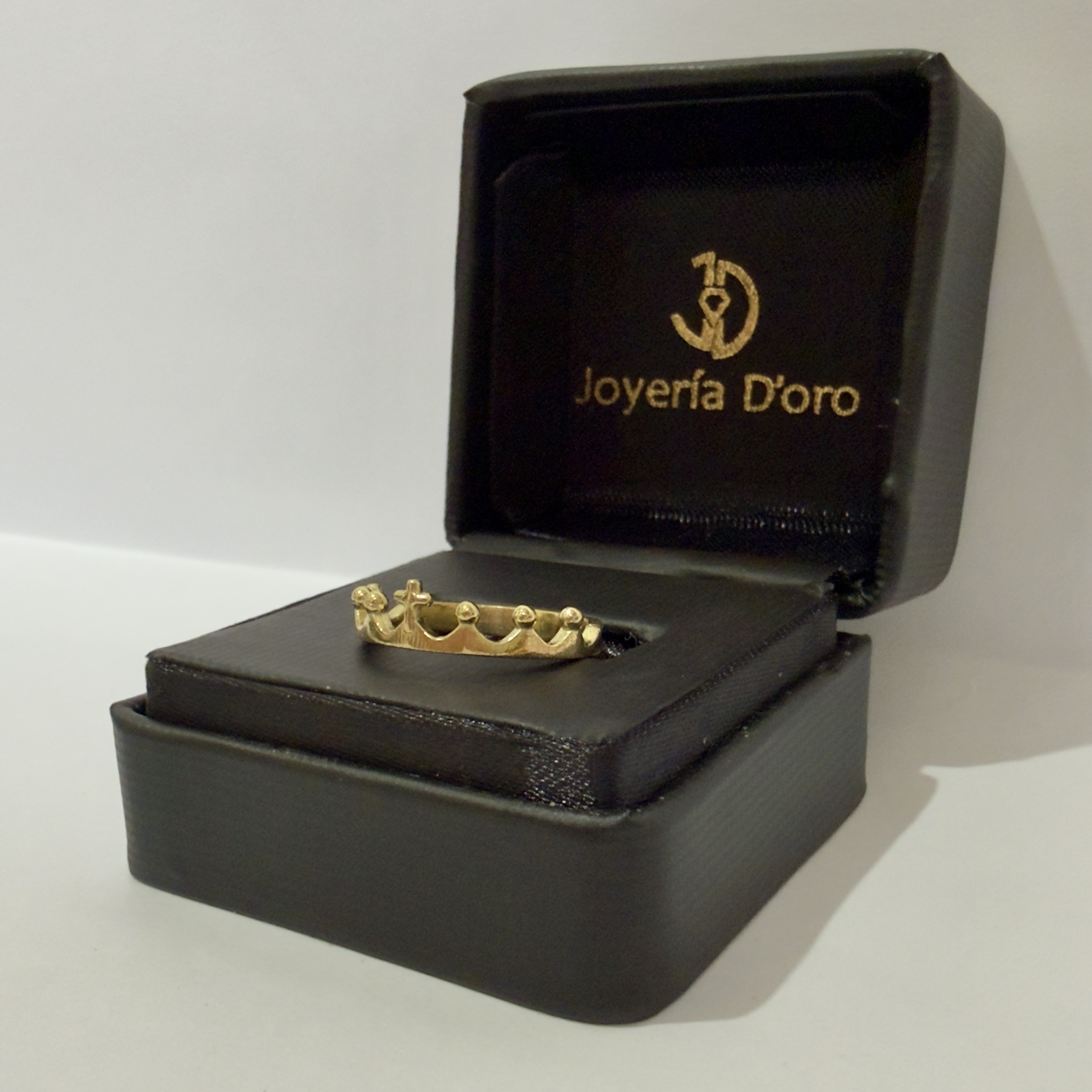 ANILLO CORONA / T. 8 / 3.13GR / ORO AMARILLO 18K - miniatura 2