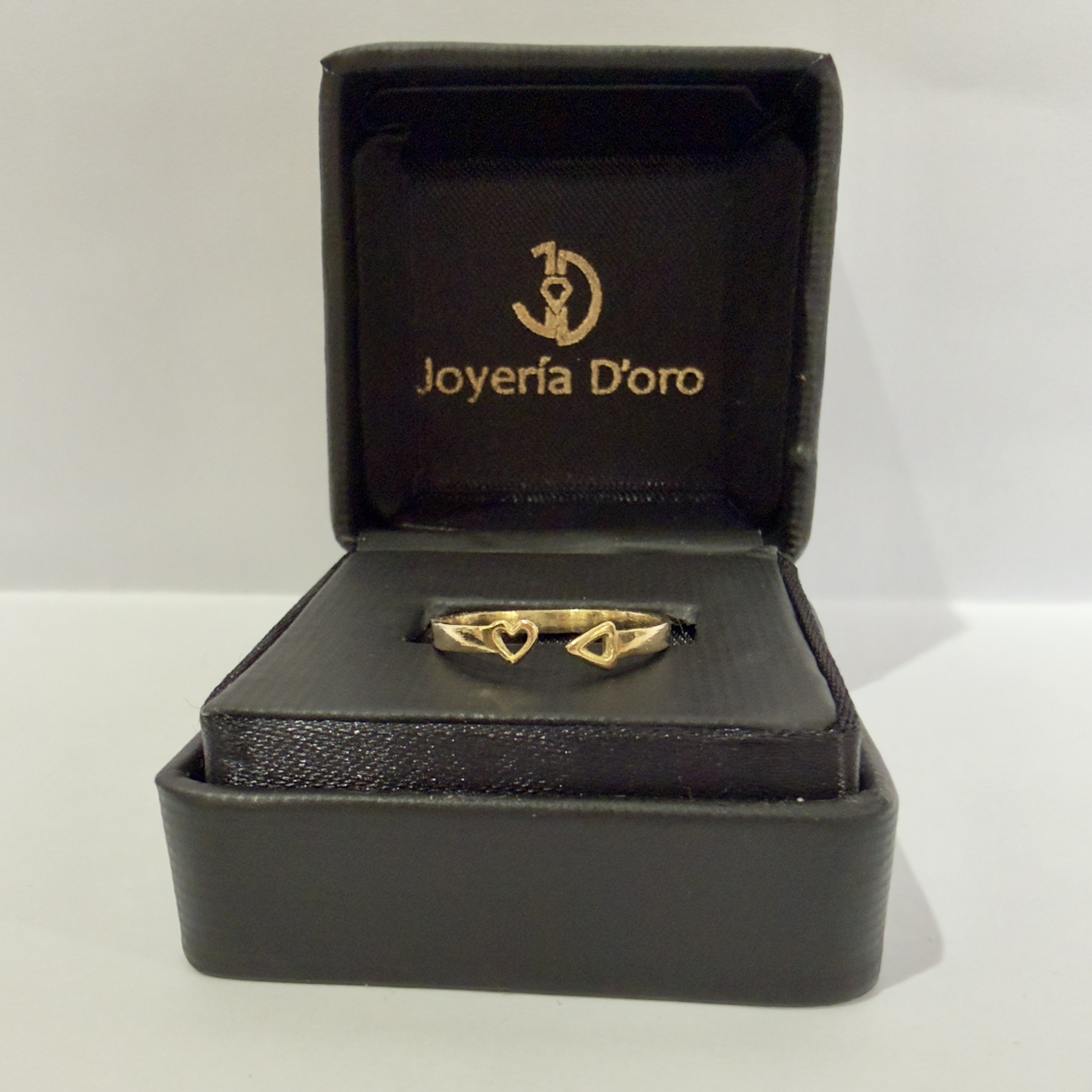 ANILLO CORAZON FLECHA / T. 7.5 / 1.68GR / ORO AMARILLO 18K - imagen 1
