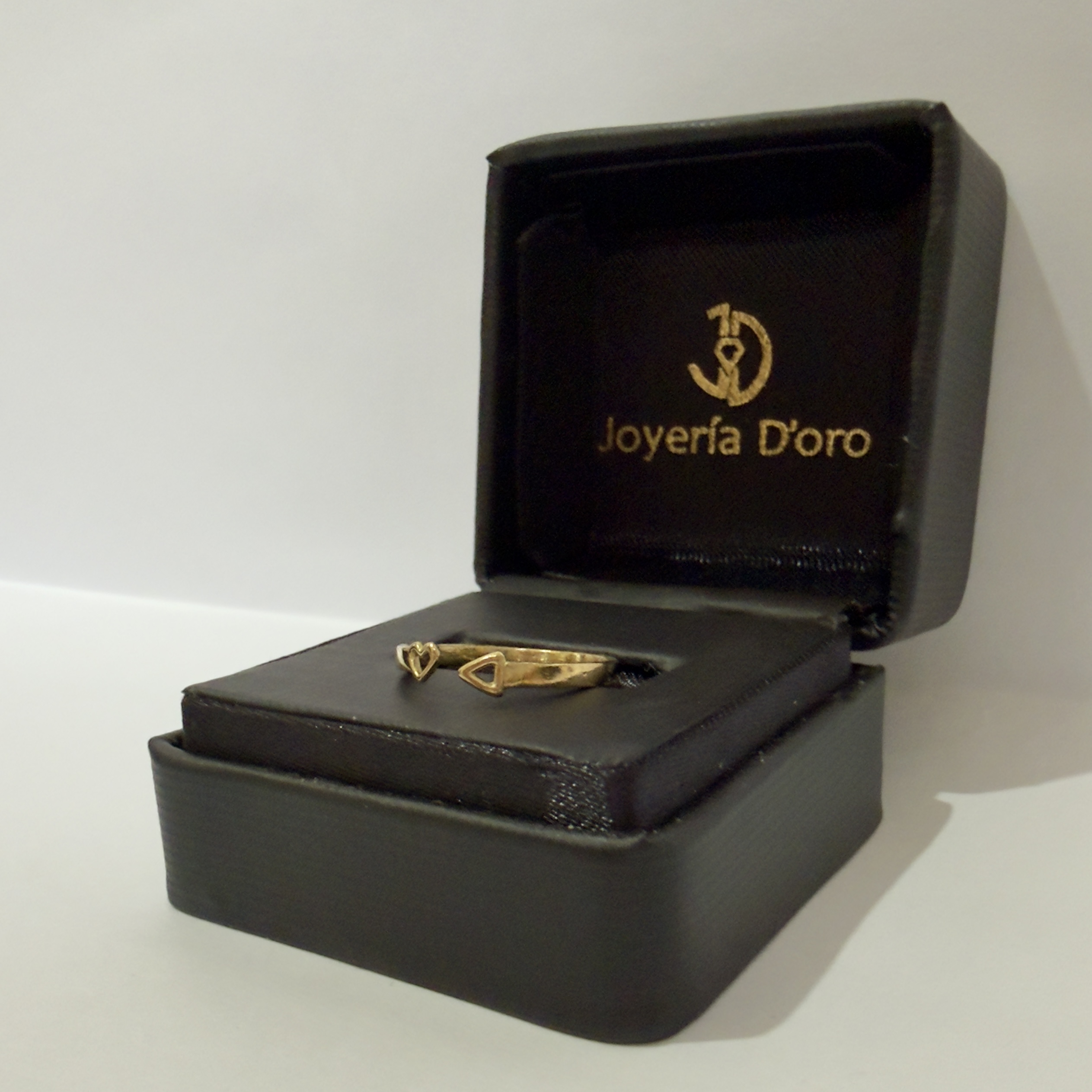 ANILLO CORAZON FLECHA / T. 7.5 / 1.68GR / ORO AMARILLO 18K - miniatura 2