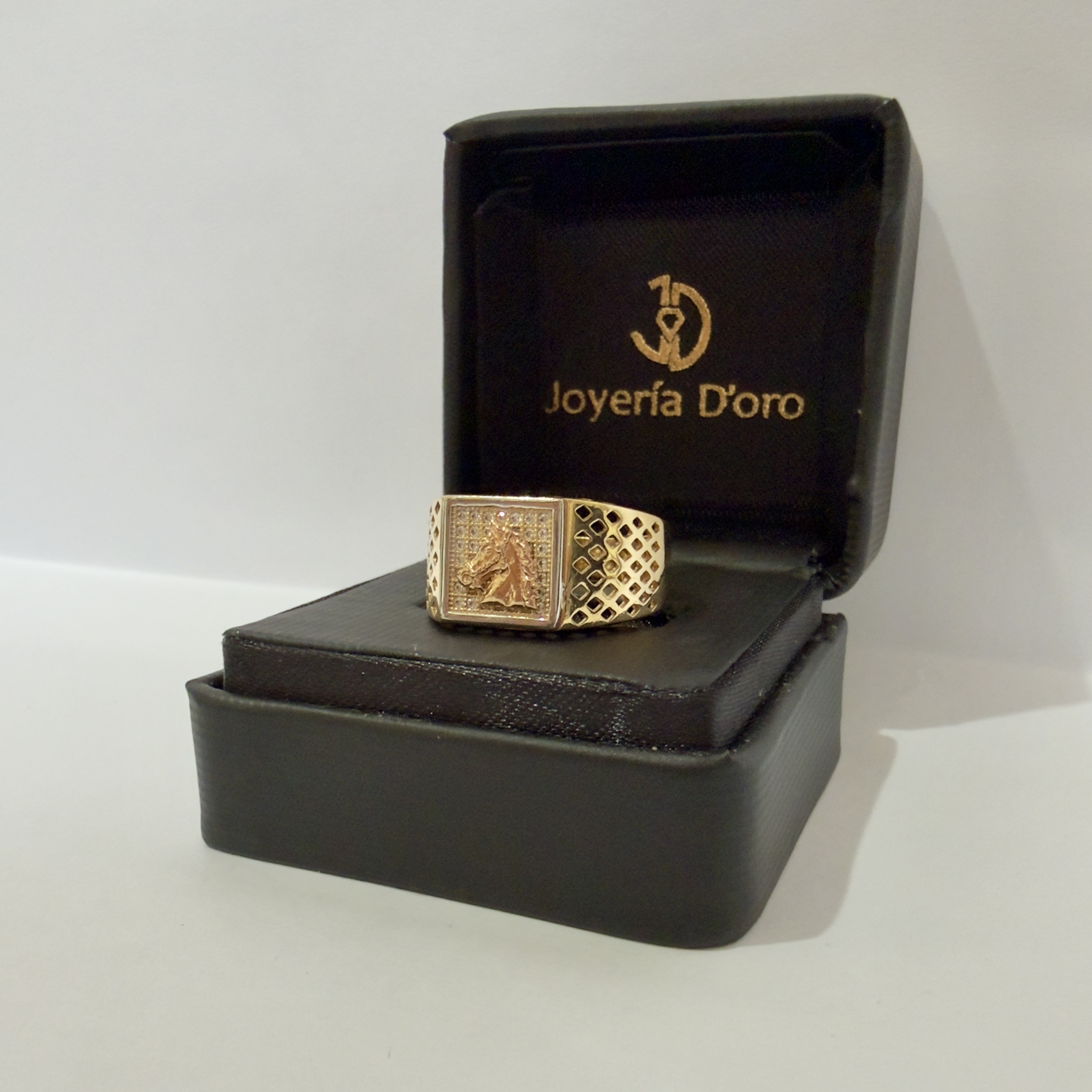 ANILLO CABALLO 3 OROS / T. 10 / 6.3GR  / ORO 18K - miniatura 2