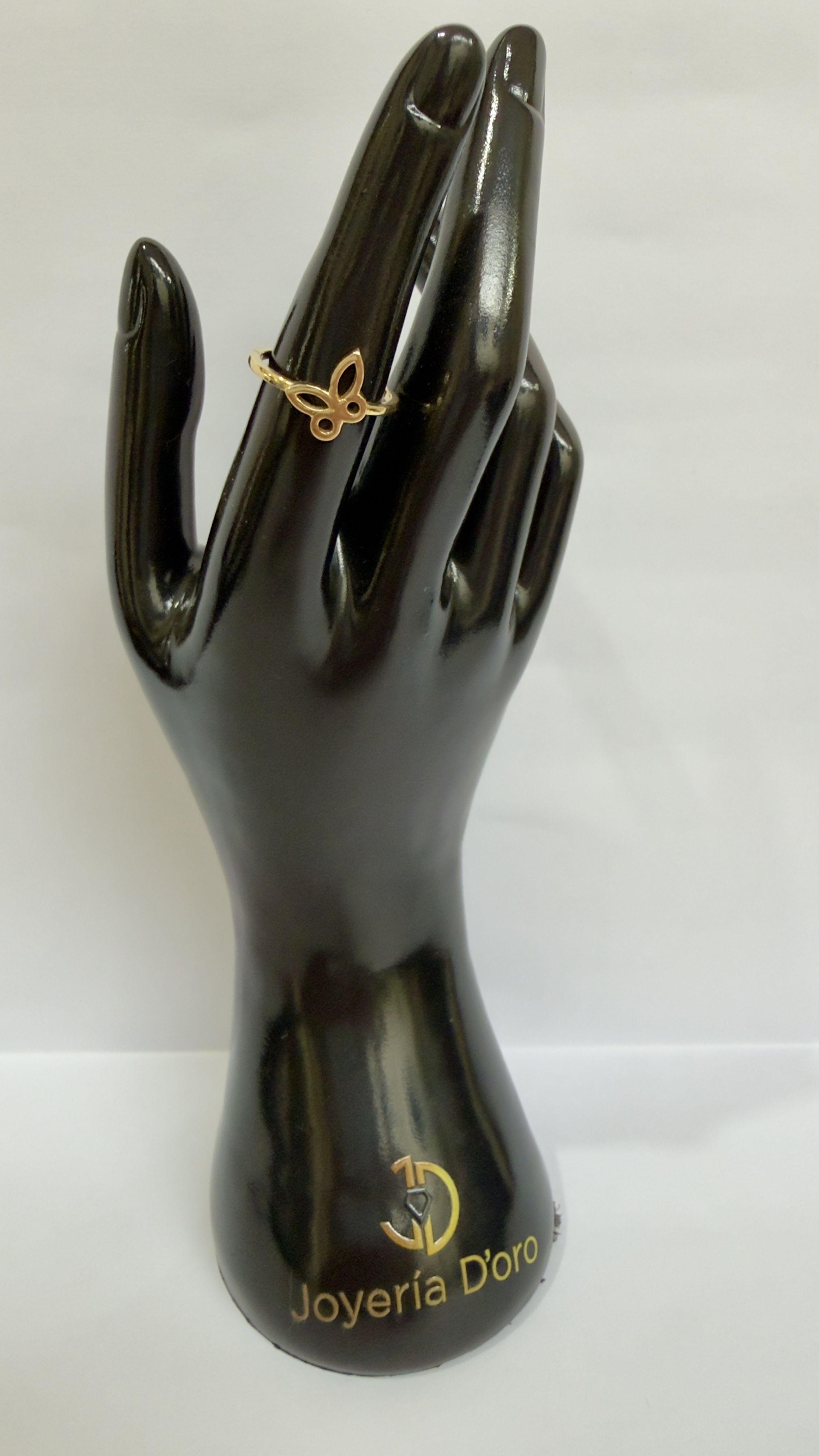 ANILLO MARIPOSA / T. 8 / 3.18GR / ORO AMARILLO 18K - miniatura 3