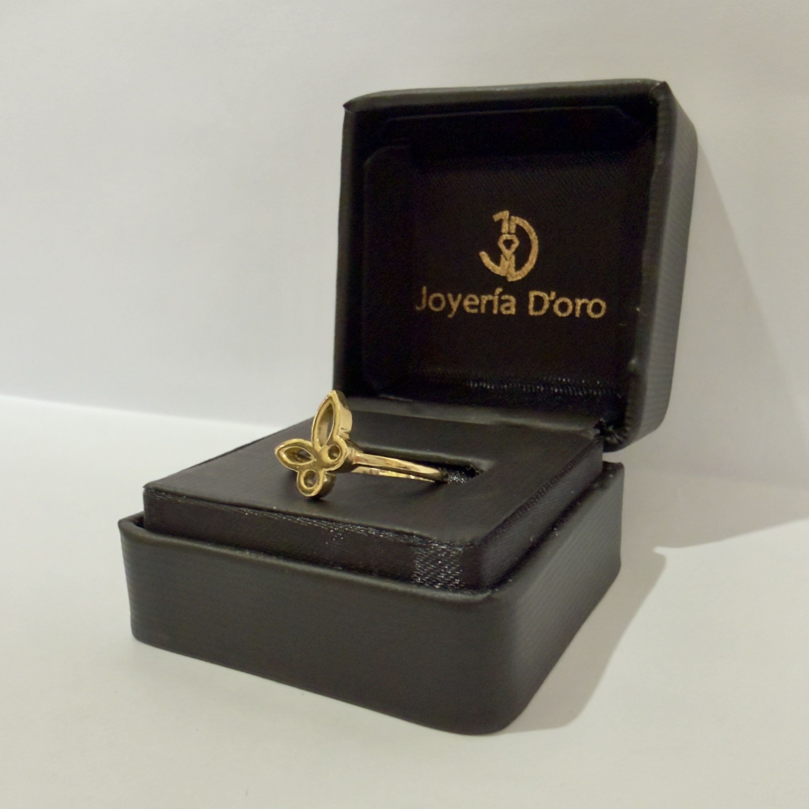 ANILLO MARIPOSA / T. 8 / 3.18GR / ORO AMARILLO 18K - miniatura 2