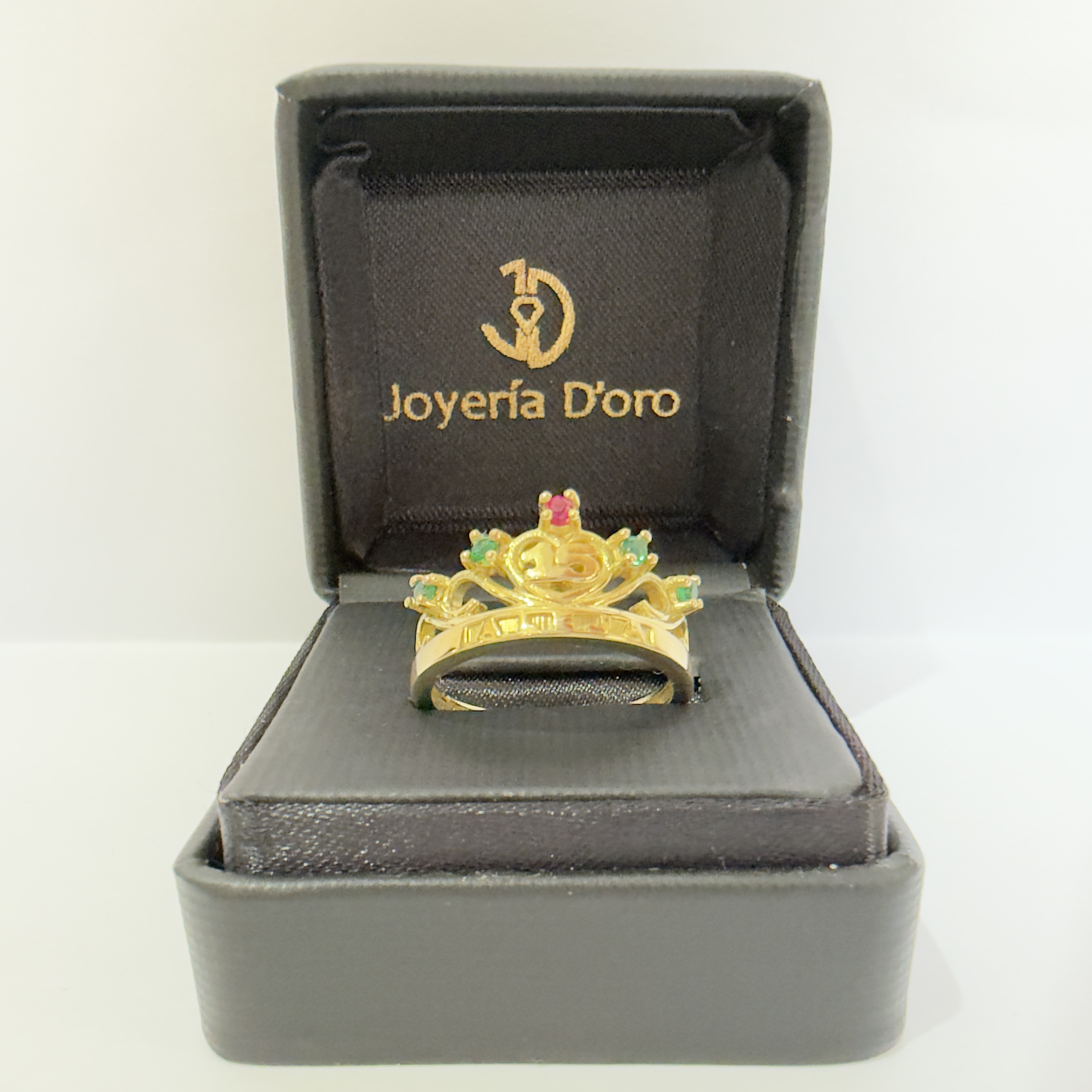 FABRICACION BAJO PEDIDO ANILLO 15'S / 7GR / ORO AMARILLO 18K - imagen 1