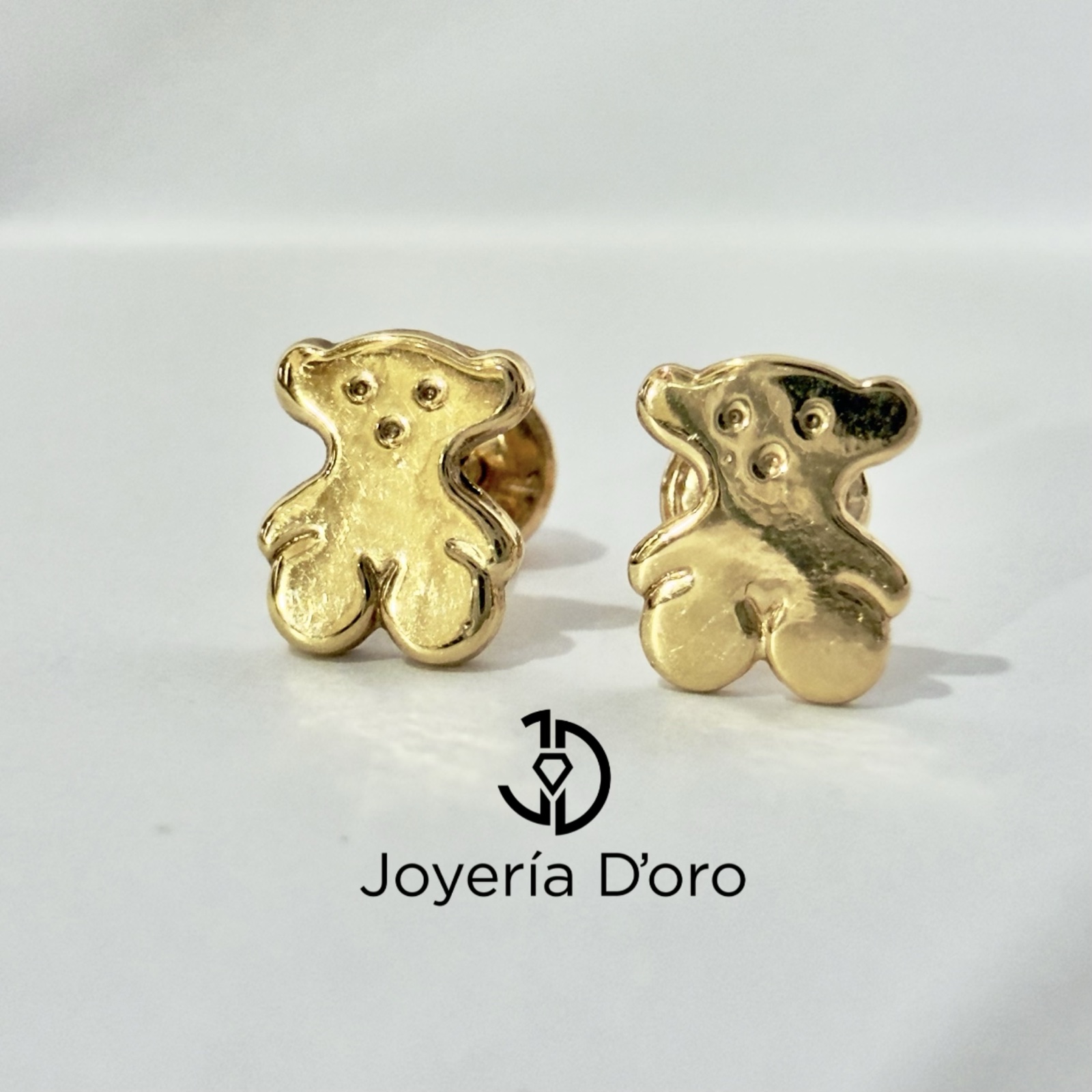 TOPO OSO M / 0.8GR / ORO AMARILLO 18K - imagen 1