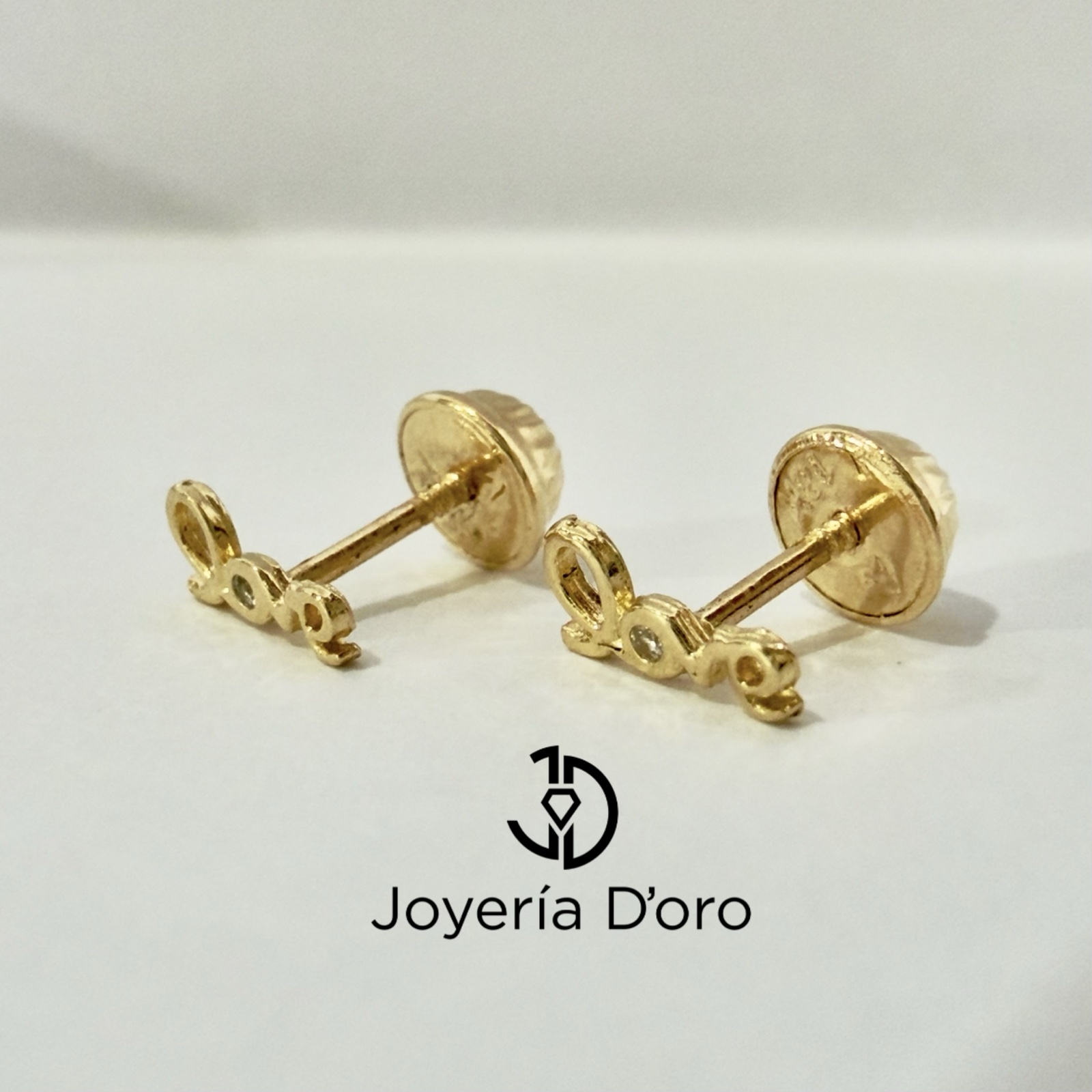 TOPO LOVE / 0.6GR / ORO AMARILLO 18K - miniatura 2