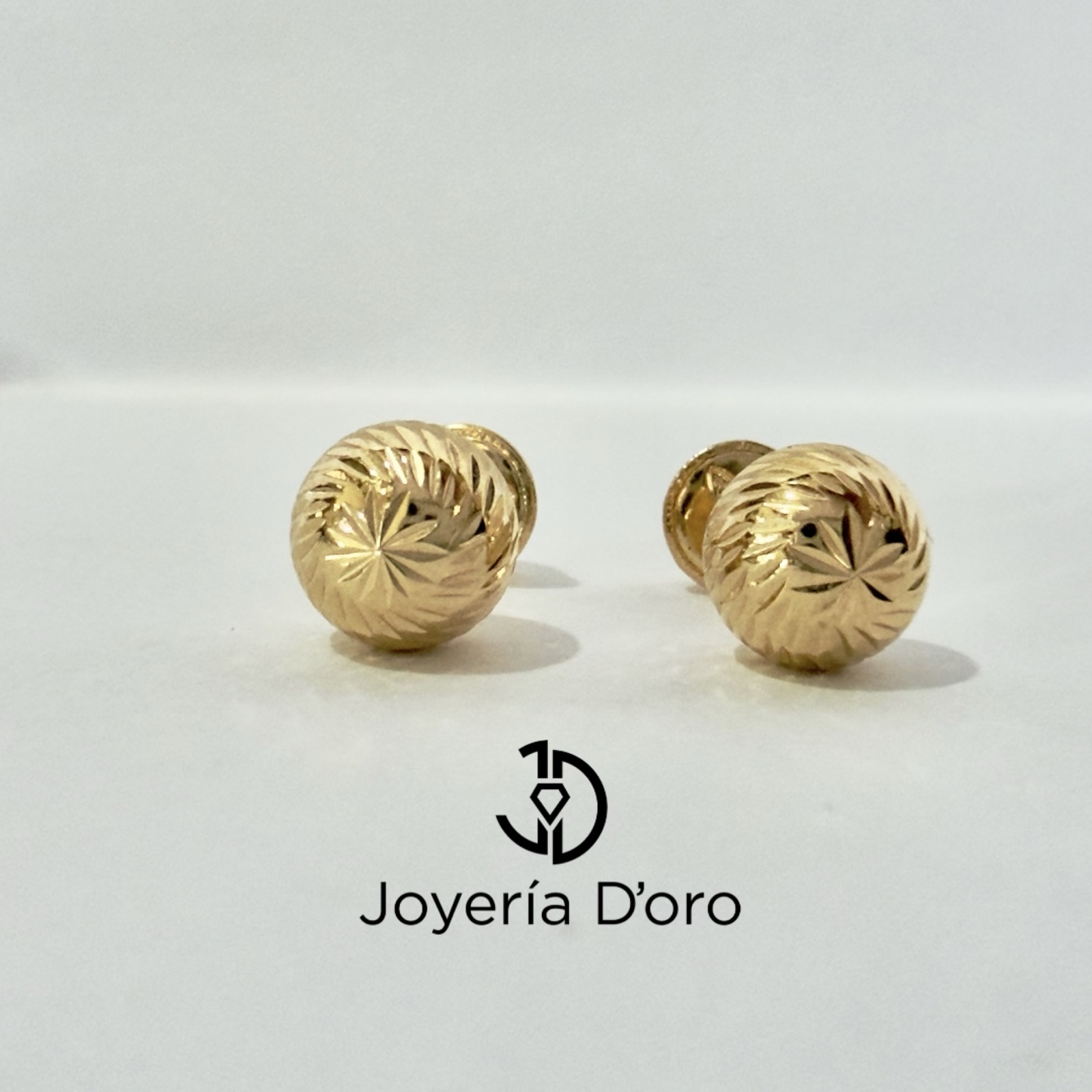 TOPO BOLA DIAMANTADA #7 / 0.92GR / ORO AMARILLO 18K - imagen 1