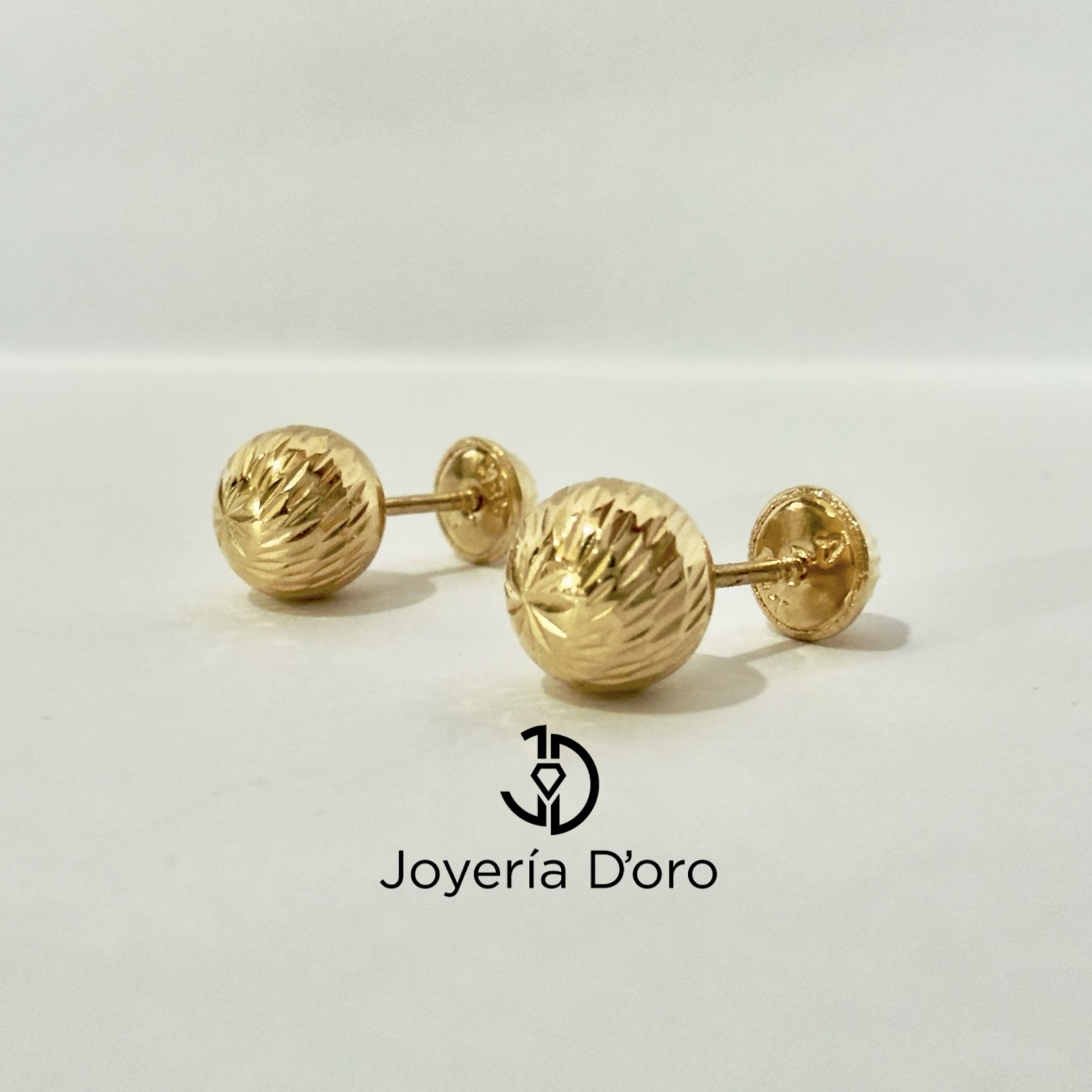 TOPO BOLA DIAMANTADA #7 / 0.92GR / ORO AMARILLO 18K - miniatura 2