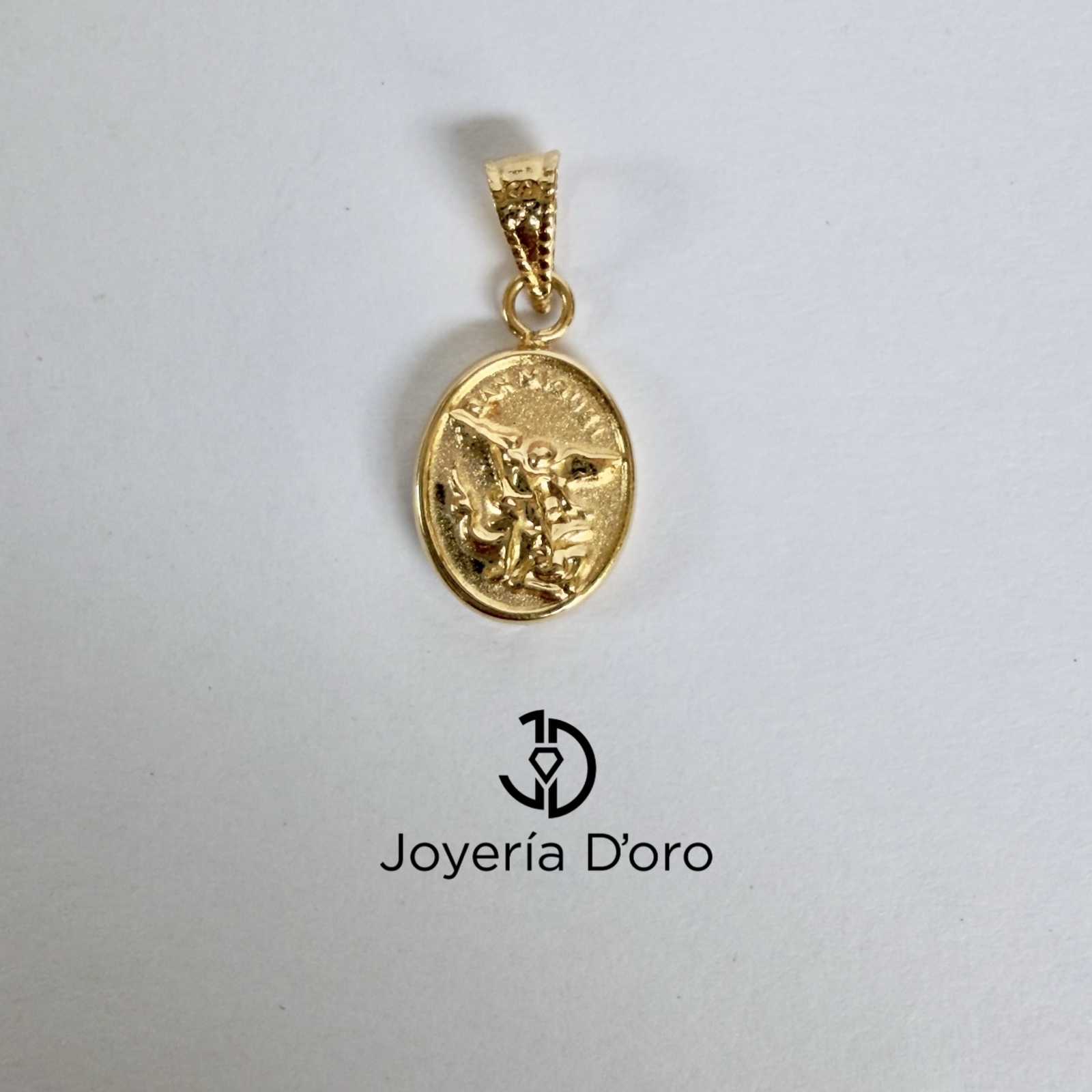 DIJE ARCANGEL SAN MIGUEL / 0.5GR / ORO AMARILLO 18K - miniatura 3