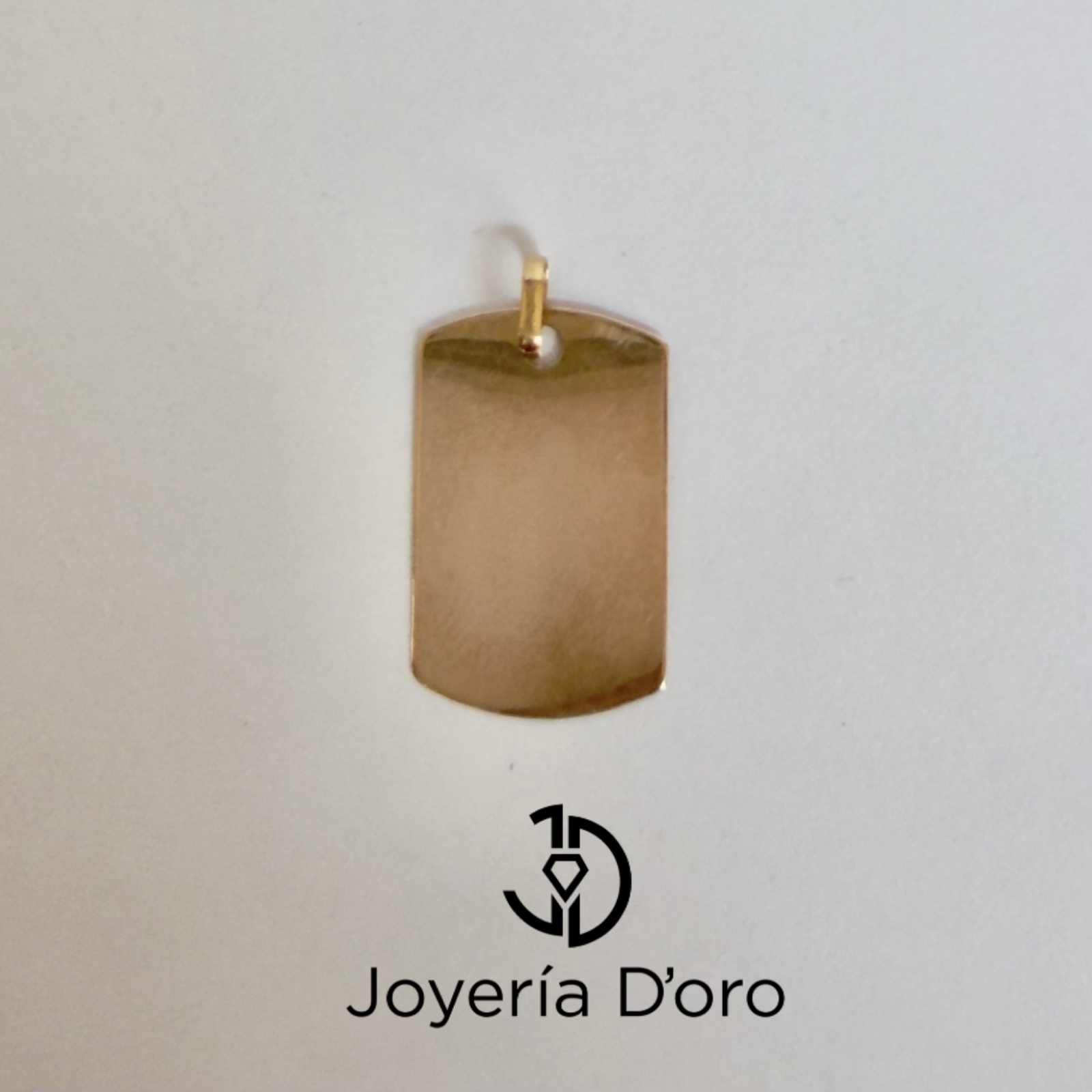 DIJE PLACA / 1.33GR / ORO AMARILLO 18K - miniatura 3