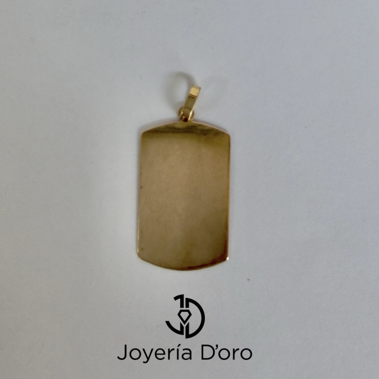 DIJE PLACA / 2.5GR / ORO AMARILLO 18K - miniatura 3