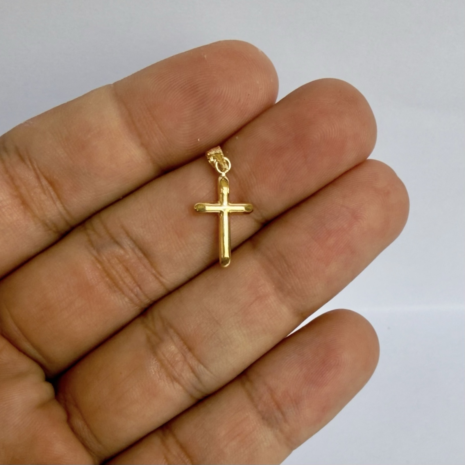 DIJE CRUZ / 0.37GR / ORO AMARILLO 18K - miniatura 2