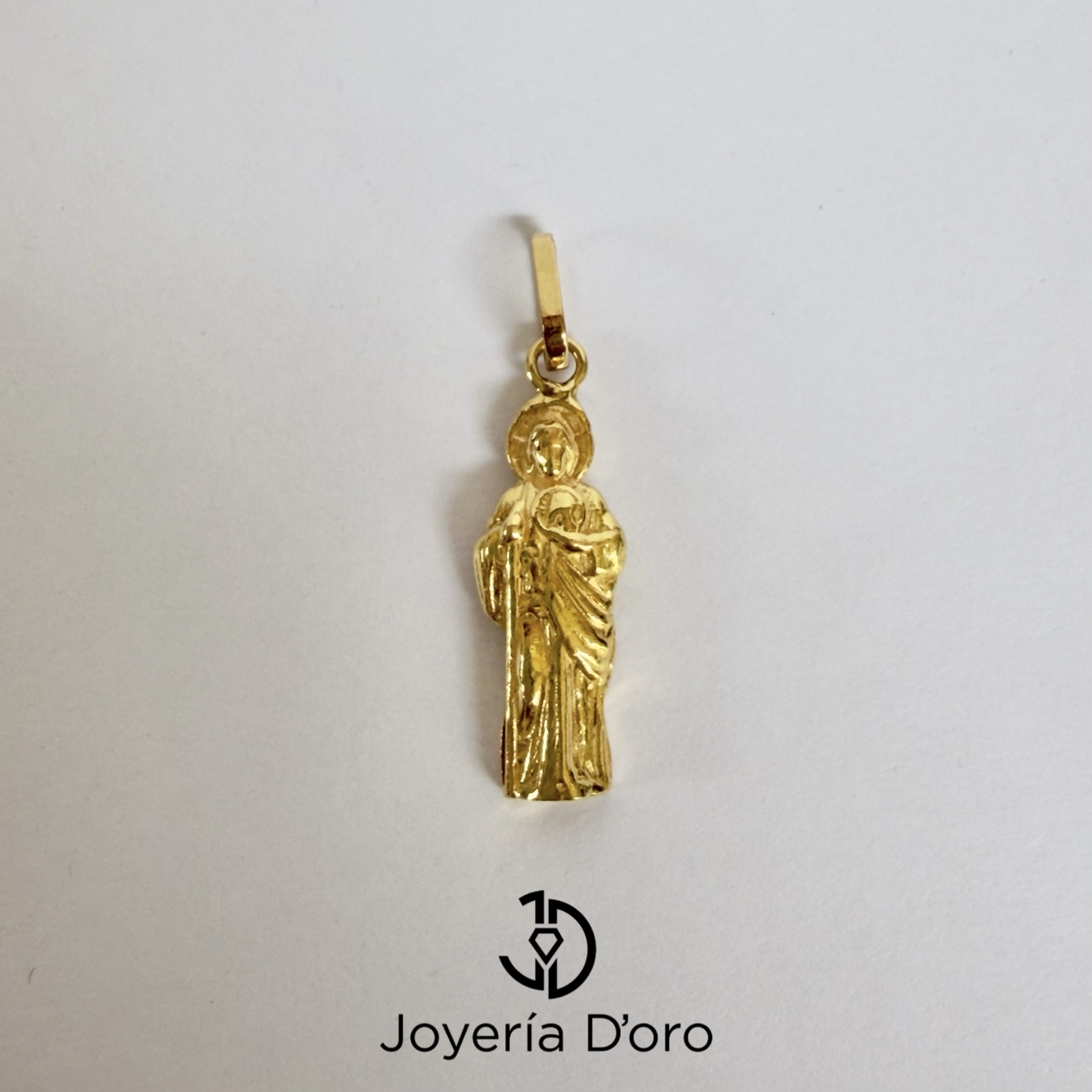DIJE FIGURA SAN BENITO / 4.9GR / ORO AMARILLO 18K - miniatura 3