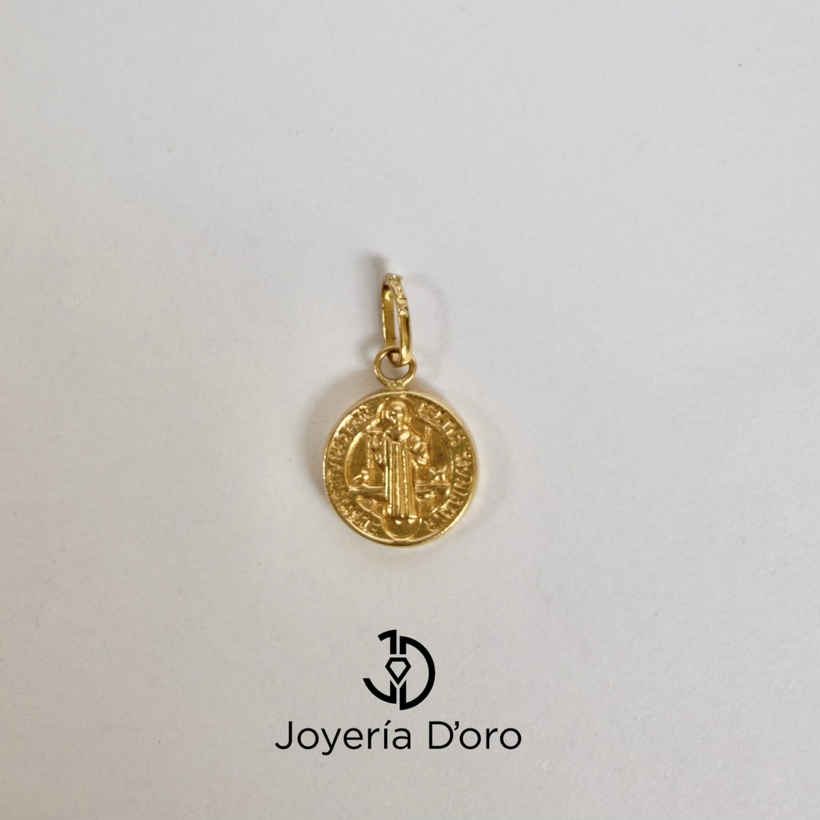 DIJE SAN BENITO / 0.57GR / ORO AMARILLO 18K - miniatura 3