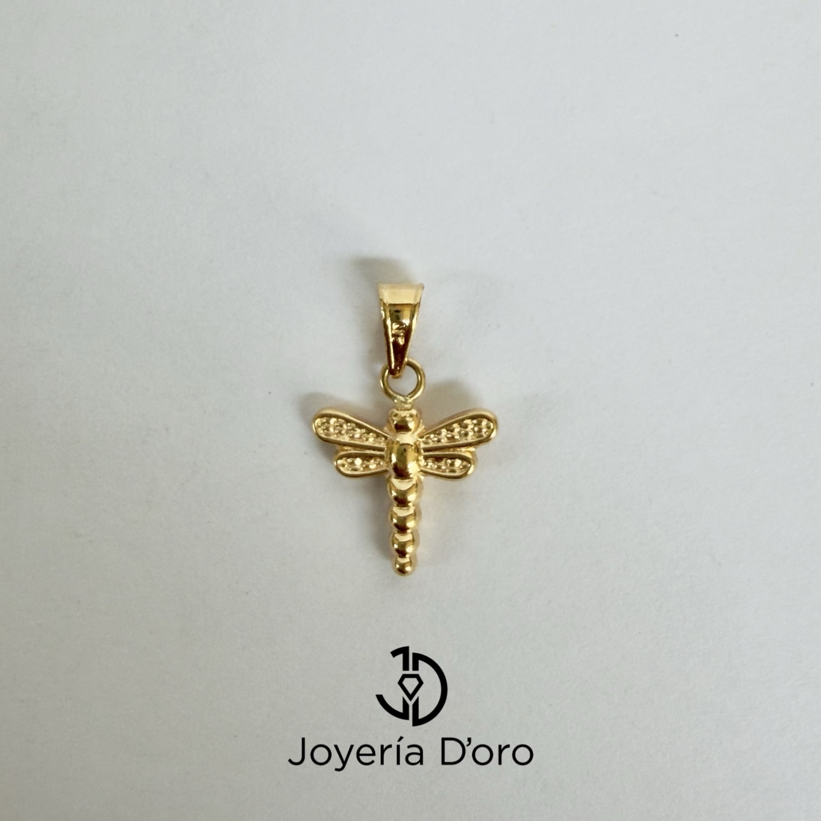DIJE LIBELULA / 0.54GR / ORO AMARILLO 18K - miniatura 3