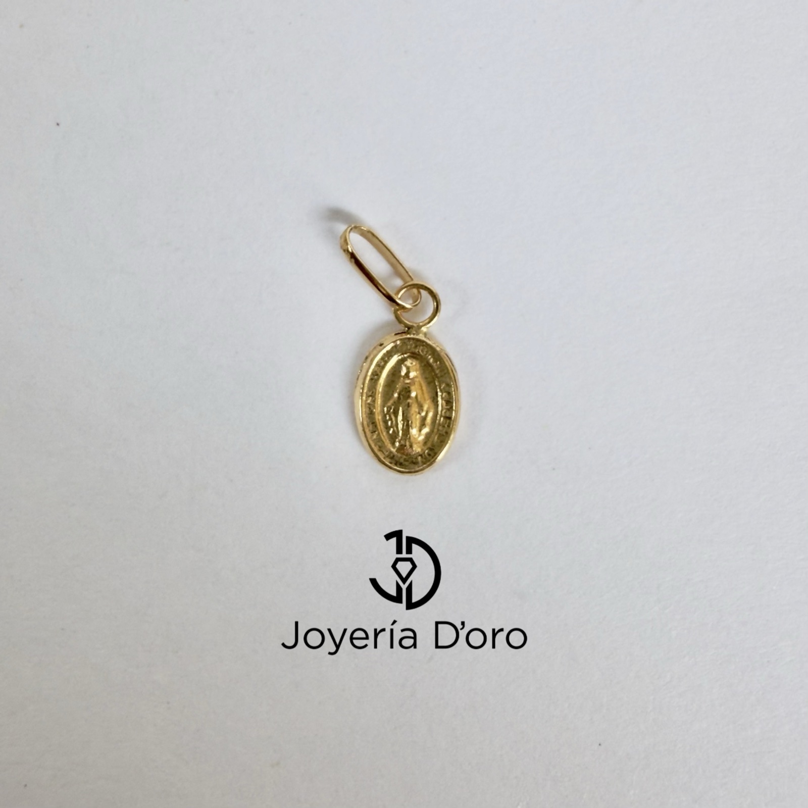 DIJE VIRGEN LA MILAGROSA / 1.2CM / 0.2GR / ORO AMARILLO 18K - miniatura 3