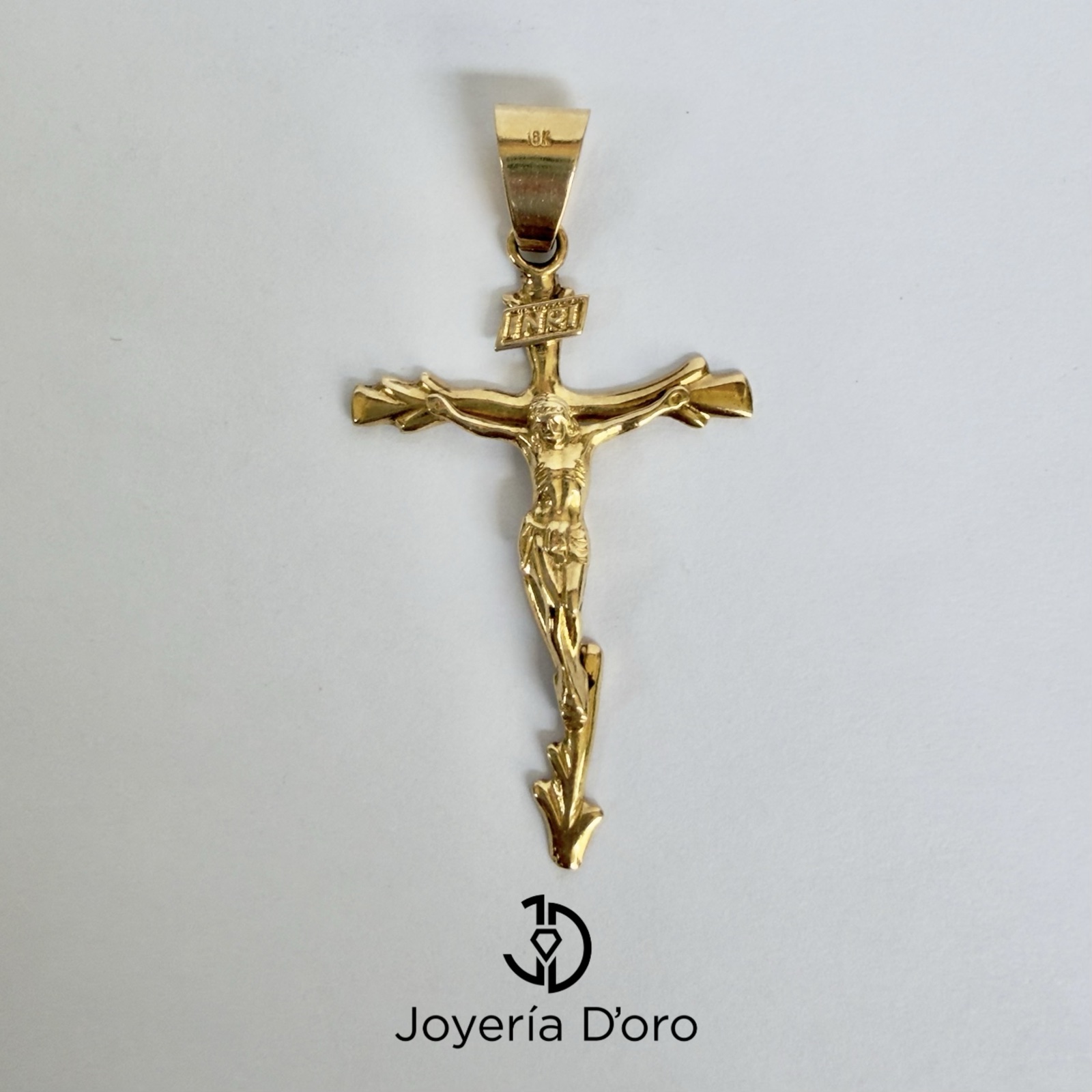 DIJE CRUZ CRISTO / 6.98GR / ORO AMARILLO 18K - miniatura 3