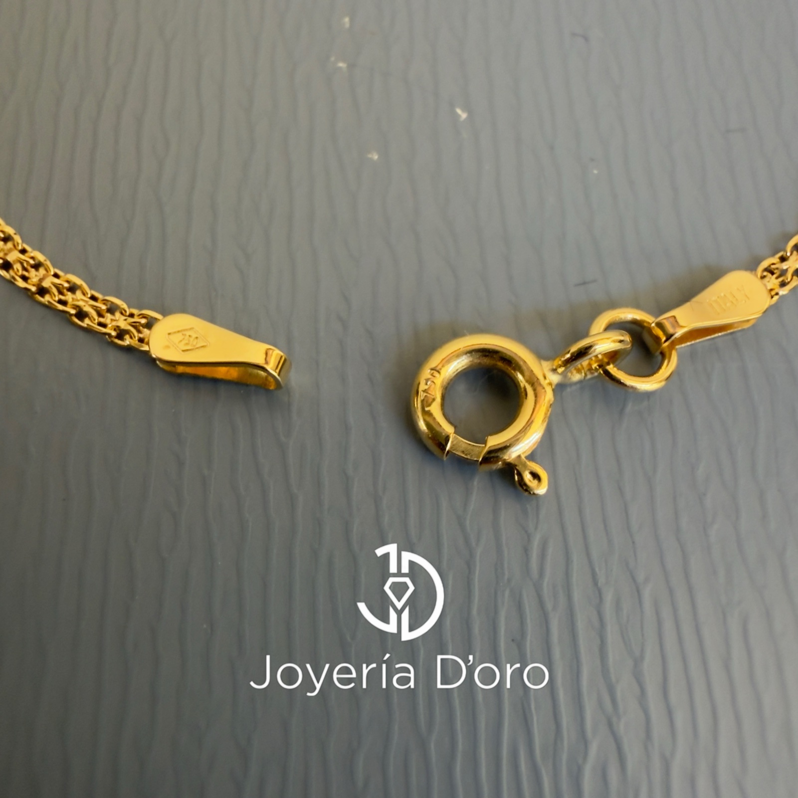 PULSO TEJIDO CHINO / 19CM / 1.2GR / ORO AMARILLO 18K - miniatura 2