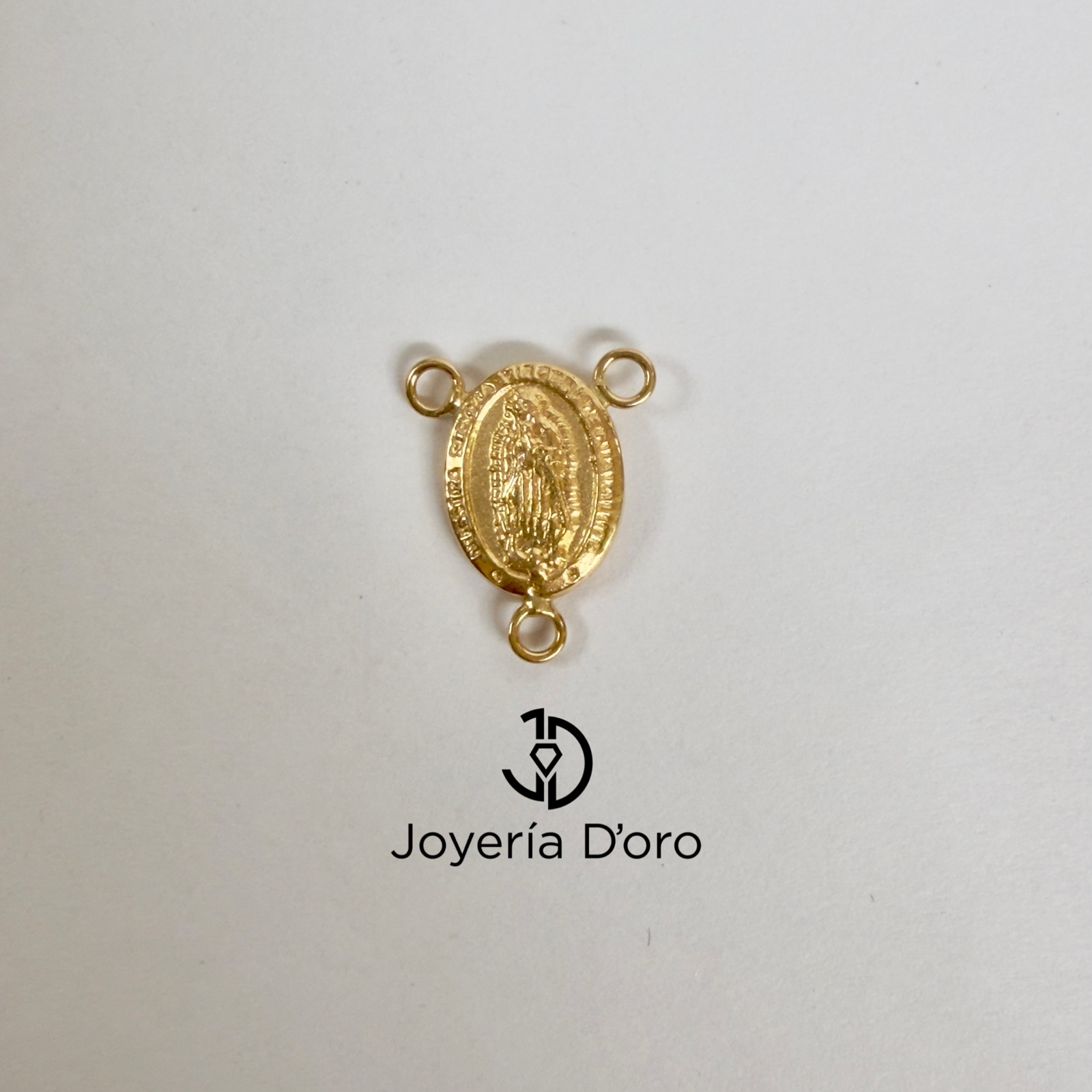 HERRAJE CRUCERO VIRGEN GUADALUPE / 0.61GR / ORO AMARILLO 18K - imagen 1