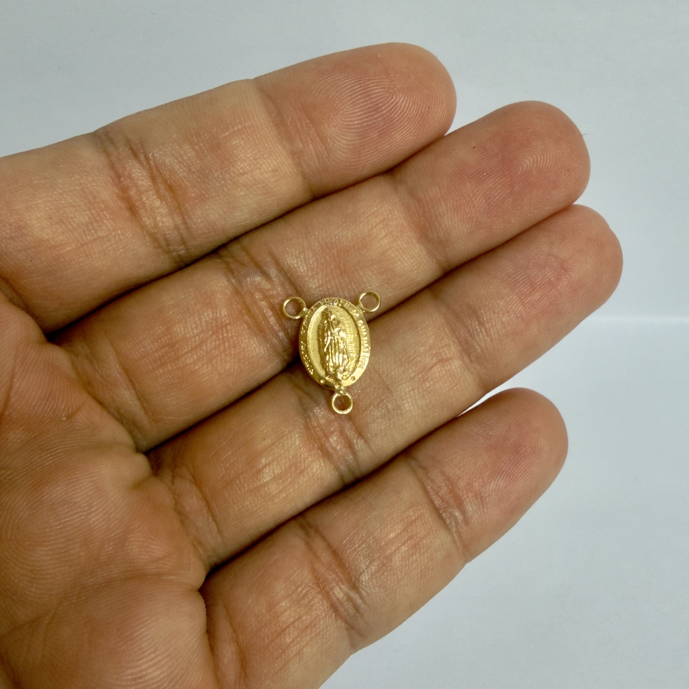 HERRAJE CRUCERO VIRGEN GUADALUPE / 0.61GR / ORO AMARILLO 18K - miniatura 2
