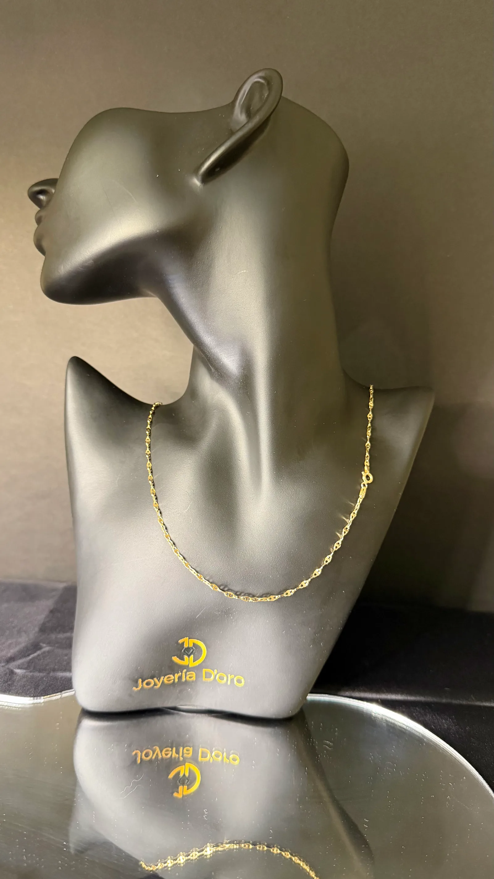 CADENA TEJIDO GUCCI PLANA / 50CM / 1.56 GR