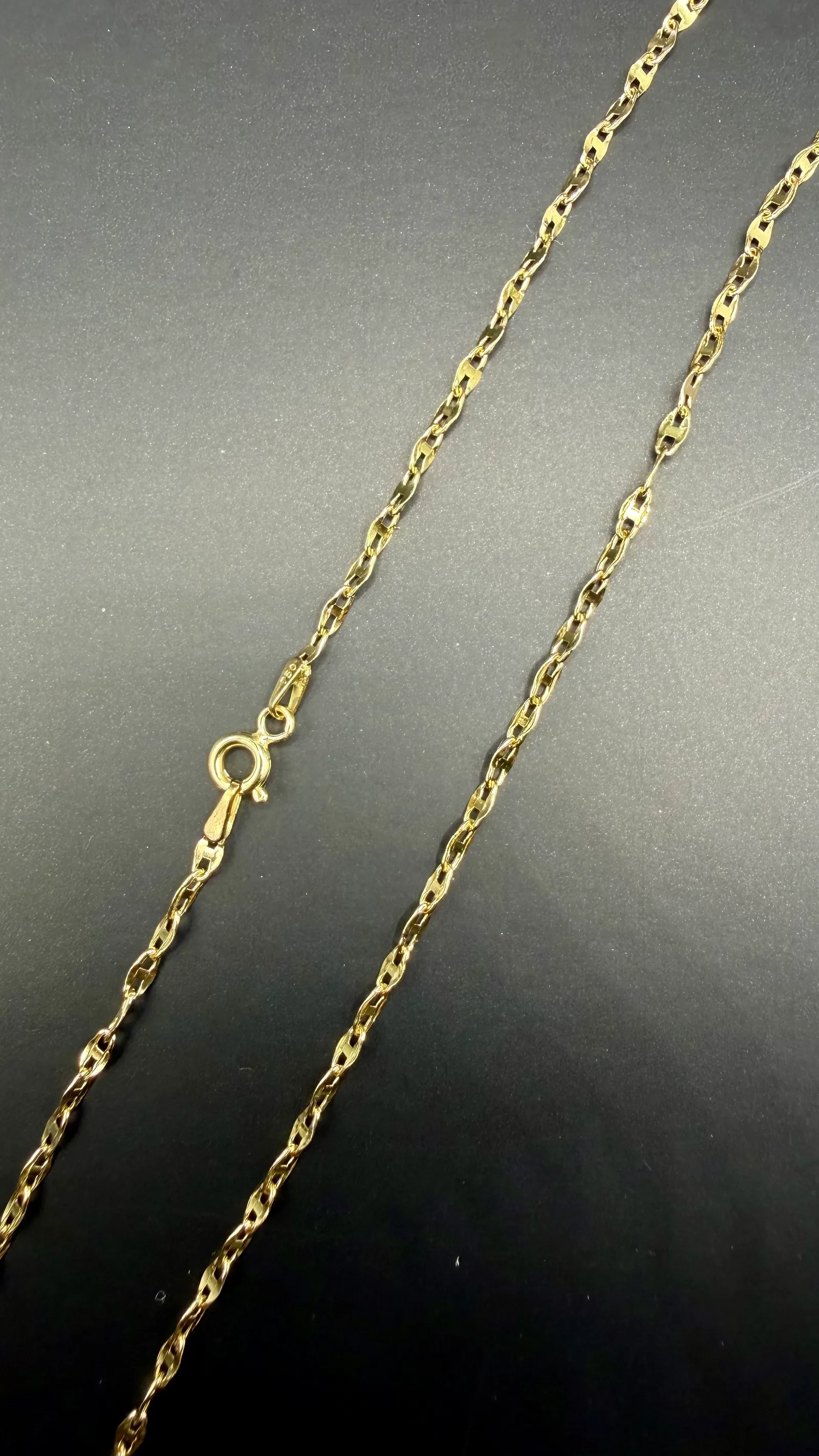 CADENA TEJIDO GUCCI PLANA / 50CM / 1.56 GR - miniatura 2